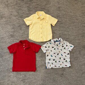 Toddler Shirts - Polo Shirts - Button Down - Set of 3 - Size 3T - Skateboards